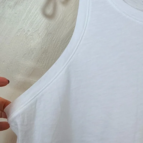 Athleta Organic Daily Bungee White Tank Top - Picture 9 of 12